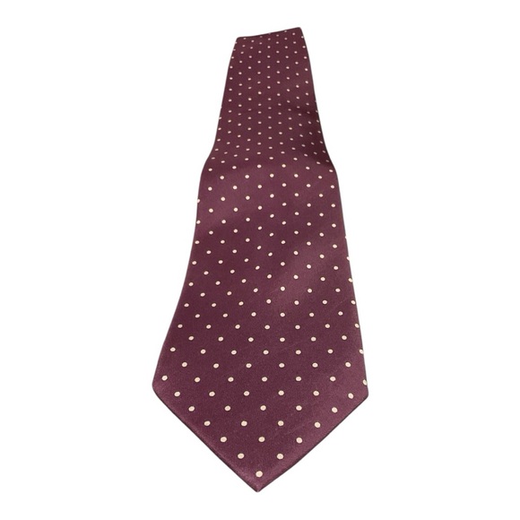 Ralph Lauren Other - Men’s Ralph Lauren Purple Label polka dot 100% silk tie